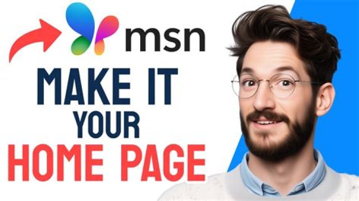 How do i make msn my homepage