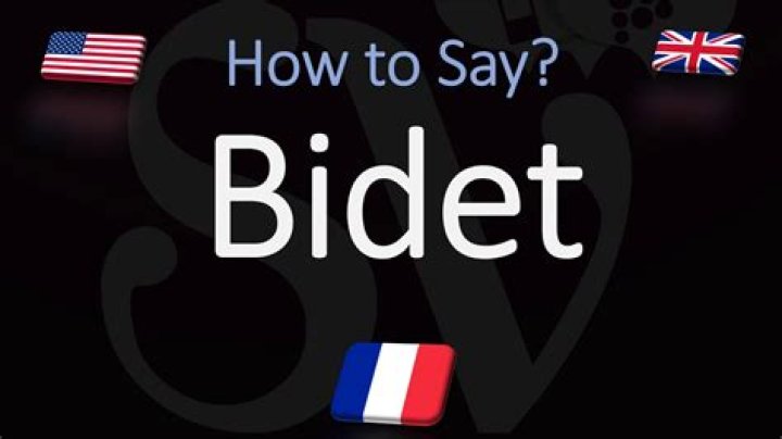 How to pronounce bidet