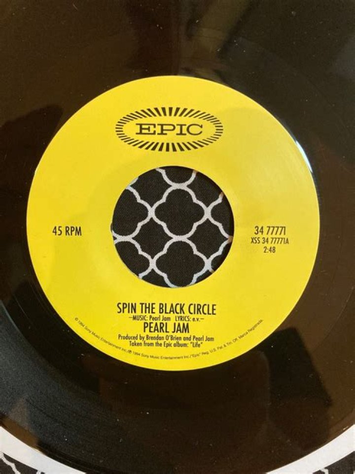 Pearl Jam’s
Spin The Black Circle Lyrics